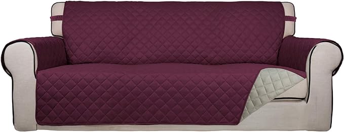 PureFit Reversible Quilted Sofa Cover Dog Couch Covers by PureFit