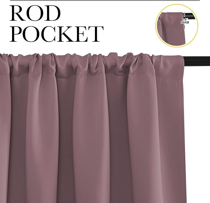 NICETOWN Blackout Curtains for Bedroom, Home Decorations Thermal Insulated - Image 3