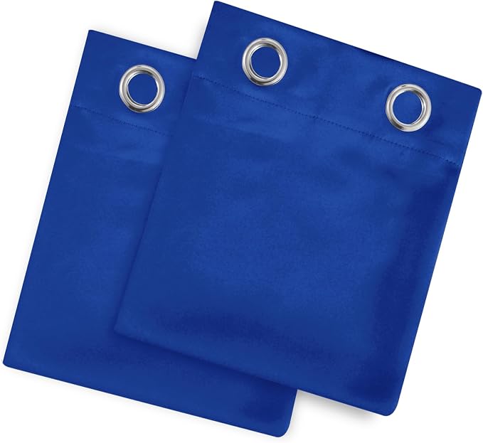 Royal Blue Thermal Blackout Curtains/42 x 72 Inch/Set of 2 Panels Room - Image 9