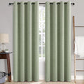 MIULEE 100% Blackout Linen Curtains by MIULEE