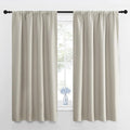NICETOWN Blackout Curtains for Living Room, Darkening Window Curtain Panels by NICETOWN