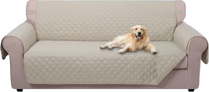 U-NICE HOME 4 Seater Sofa Cover 91''Large Couch Cover, Pet Friendly, Elastic by U-NICEHOME