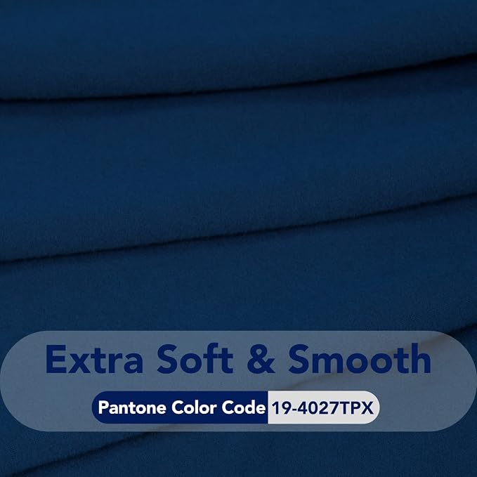 PureFit Stretch Couch Covers for Sofa Large Sofa Slipcovers Navy | 1-Piece - Image 5