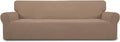 Easy-Going Stretch 4 Seater Oversized Sofa Couch Cover Camel | 1-Piece Extra by Easy-Going