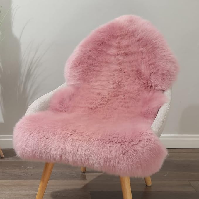 LLB Genuine Sheepskin Area Rug Wool Rug Fur Carpet Fluffy Shaggy Fur Rug by LLB