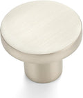 Ravinte 55 Pack Cabinet Knobs Brushed Nickel Kitchen Cabinet Knobs Round Dresser Drawer Pulls Closet Door Pulls 1-1/5 Inch