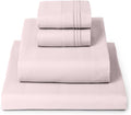Mellanni King Sheets Set - 4 PC Iconic Collection Bedding - Hotel Luxury, Extra Soft, Cooling Bed Sheets - Wrinkle, Fade, Stain Resistant (King, Blush Pink)