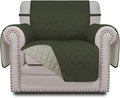 Easy-Going Reversible Couch Cover, Small Chair, Army Green/Beige | Machine by Easy-Going