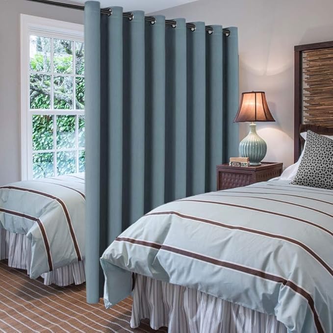 H.VERSAILTEX Blackout Patio Curtains 100 x 90 Inches - Image 2