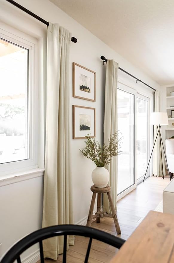 Faux Linen Total Blackout Curtains - Image 5