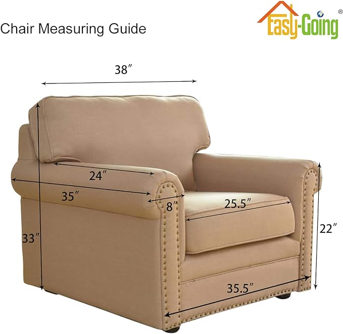 Easy-Going Stretch Chair Slipcover - Image 7