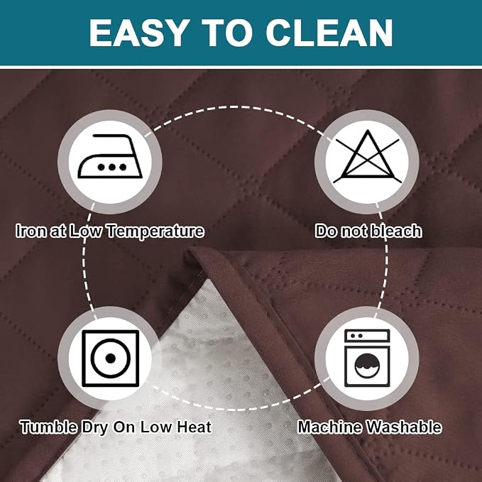 Turquoize 100% Waterproof Sofa Covers Couch Cover Sofa Cover - Image 6