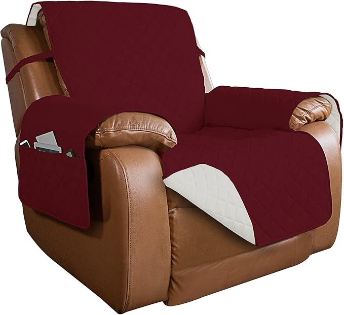 PureFit Reversible Recliner Chair Covers Couch Covers by PureFit