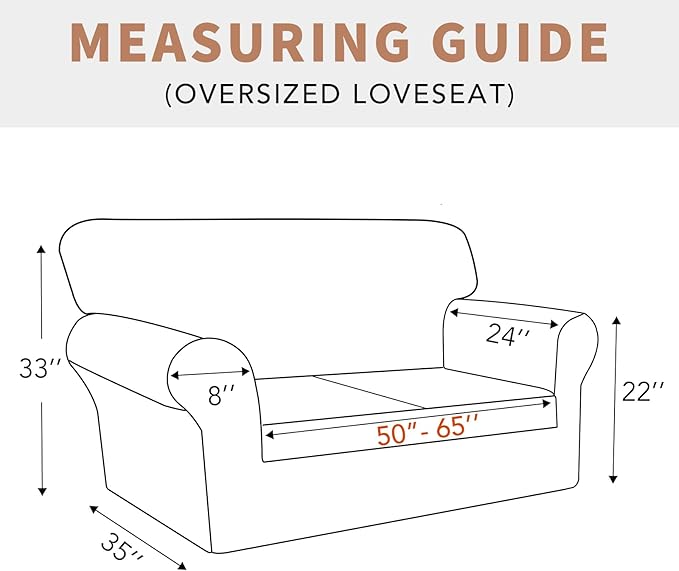 Easy-Going 100% Waterproof Oversized Loveseat Cover, Couch Cover - Image 6
