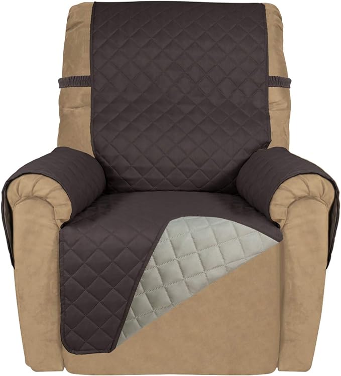 PureFit Reversible Recliner Chair Covers Couch Covers by PureFit