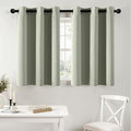 MIULEE Blackout Curtains for Bedroom 2 Panels 40 x 36 Inch Long Sage Green | by MIULEE