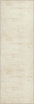 2.6x8 Washable Runner Rug：Modern Abstract Kitchen Soft Carpet Beige | by FXRHLP