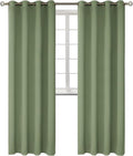 BGment Room Darkening Curtains 120 Inches Long - Grommet Thermal Insulated Drapes Window Treatment Curtains for Bedroom, 2 Panels, 52 x 120 Inch, Grass Green