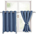 Blackout Curtains for Bedroom, 52 x 30 Inches Long, Window Curtains for Living by Hiasan