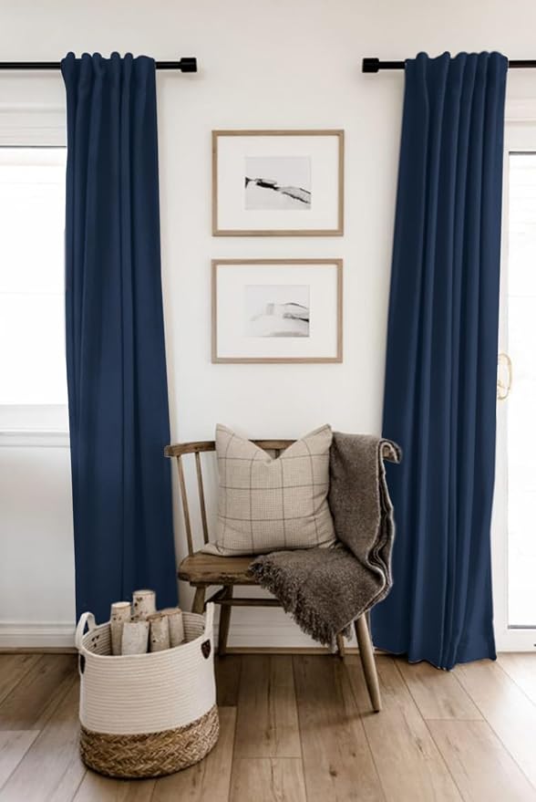 Faux Linen Total Blackout Curtains - Image 6