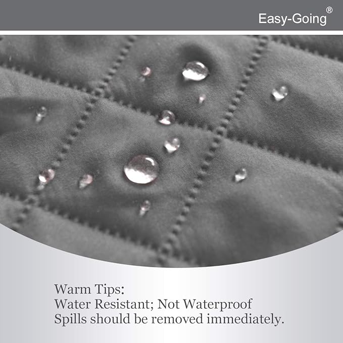 Easy-Going Reversible Couch Cover, 3 Cushion Sofa, Water Resistant Furniture Mat - Image 4