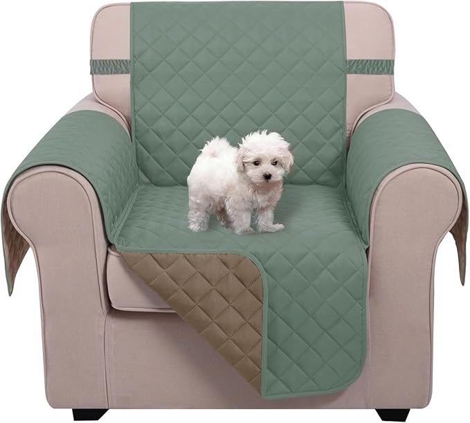 U-NICE HOME Reversible Oversized 28''Chair Covers, Pet Friendly, Elastic Straps by U-NICEHOME