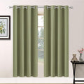 Yakamok Room Darkening Curtains 52x72 inch Length Sage Green-Living Room | 2 by Yakamok