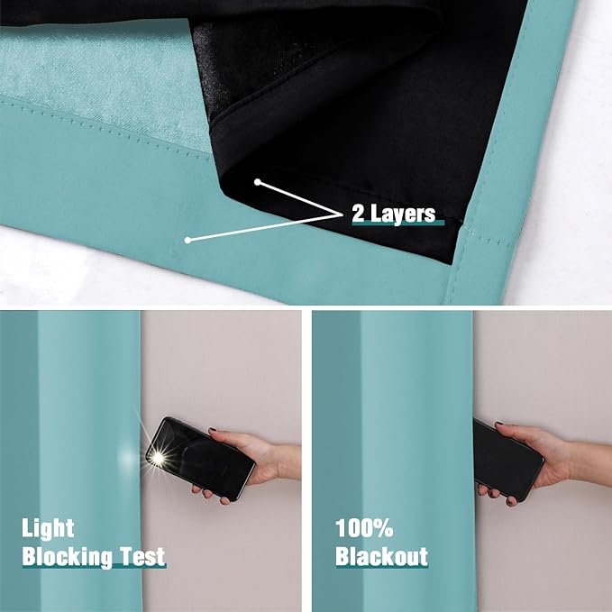 ChrisDowa 100% Blackout Curtains - Image 4