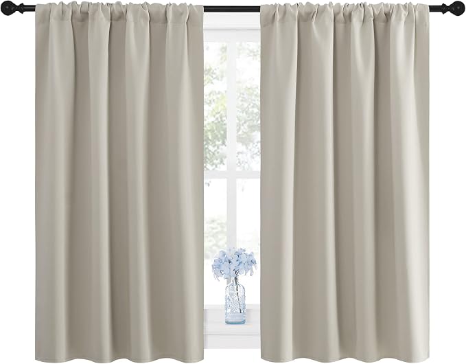 NICETOWN Blackout Curtains for Living Curtains, Room Darkening Window Curtain - Image 2