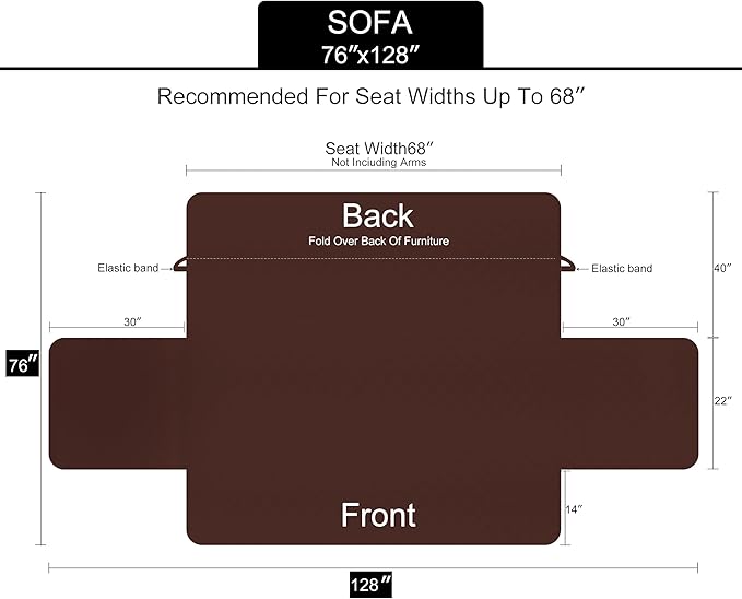 U-NICE HOME Reversible Couch Cover - Image 6