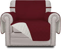 Easy-Going Reversible Couch Cover, Small Chair, Christmas Red/Ivory | Machine by Easy-Going