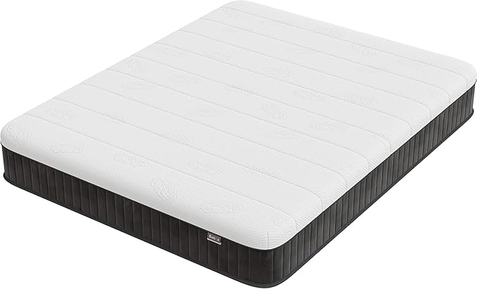 Swbvs Firm Queen Mattress, 12 Inch Memory Foam Firm Queen Mattress Size with Hybrid Queen Bed Mattress in a Box Pressure Relief &Queen Size Mattress