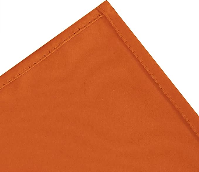 Blackout Curtains 66 x 72 Inch Long Orange Curtains Set of 2 Panels Room - Image 7