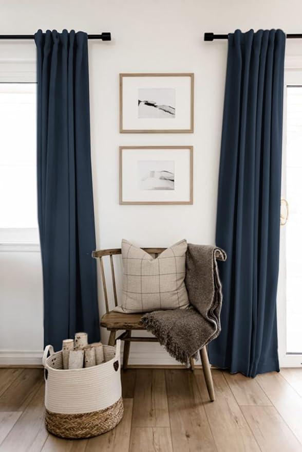Linen Textured Total Blackout Curtains - Image 6