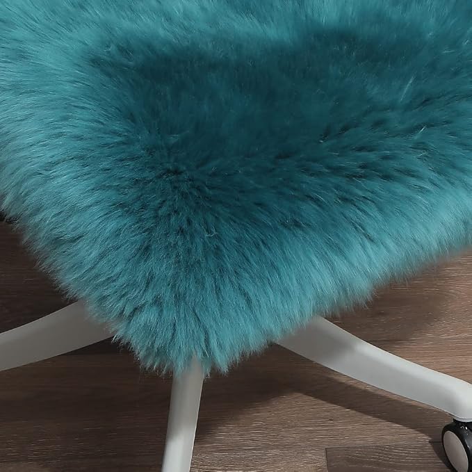 IRIWOOL Premium Genuine Fur Sheepskin Rug Real Australia Sheepskin Natural - Image 5