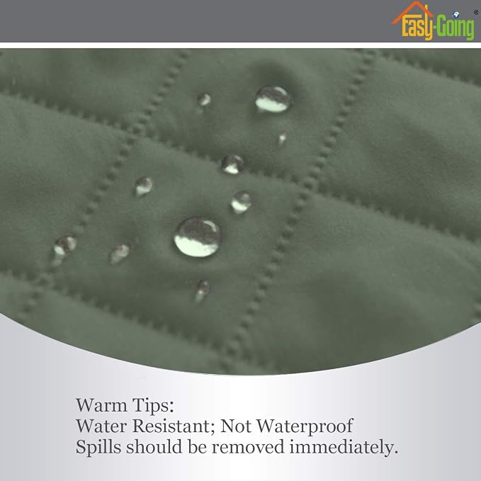 Easy-Going Reversible Couch Cover, Small Chair, Water Resistant Furniture Mat - Image 4