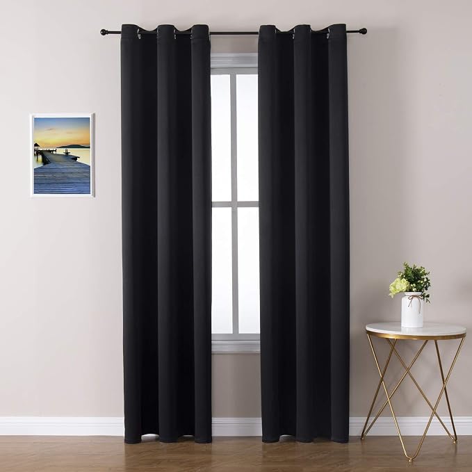 ChrisDowa Blackout Curtains for Bedroom and Living Room 84 Inches Long | 2 by ChrisDowa