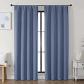 Simplebrand Ava Denim Blackout Curtains by Simplebrand