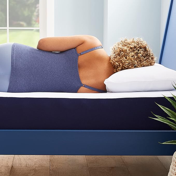 Sleep Innovations Marley 10 Inch Cooling Gel Memory Foam Mattress, Full Size, Bed in a Box, Medium Firm Support