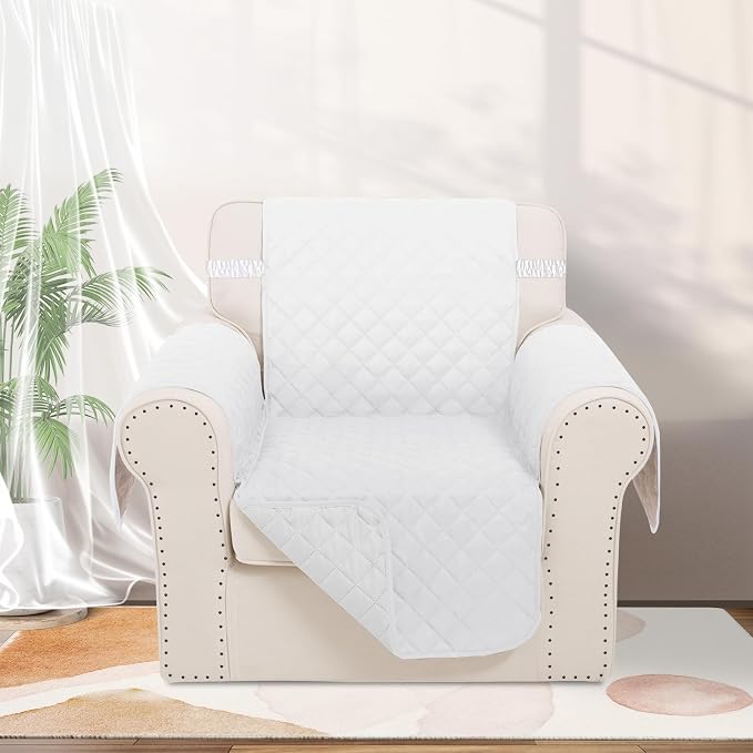 Reversible Recliner Chair Covers, Water Repellent, Chair Protectors Covers - Image 2