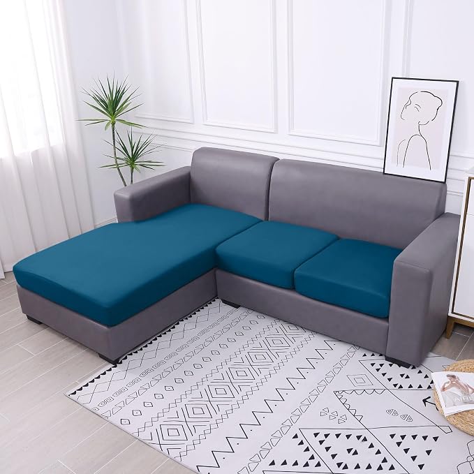 Waterproof Sectional Sofa Cushion Covers, L Shape Couch Slipcovers | L Shape - Image 7
