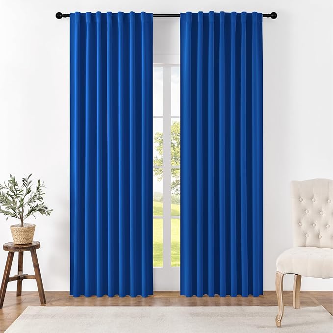 Joydeco Blackout Curtains 84 Inch Long by JOYDECO