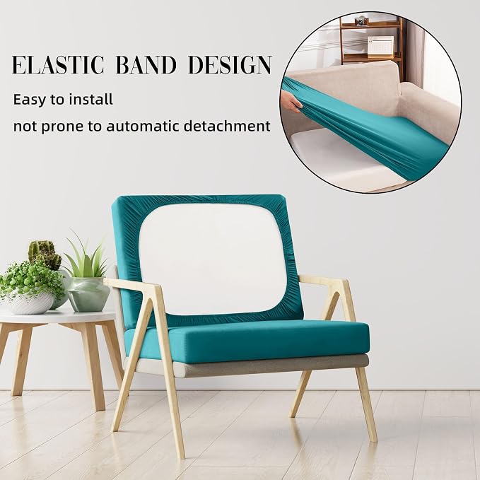 8PCS Patio Cushion Covers.Patio Furniture Couch SeatSlipcovers | Washable - Image 5