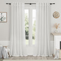 Off White Linen Curtains 90 Inches Long by Nanspring