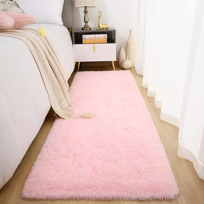Chicrug Soft Runner Rug for Bedroom Living Room Plush Fluffy Rugs 2x6 | Shag by ChicrugHomeDecor