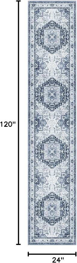 Madane Washable Runner Rugs 2x10 Long - Image 2