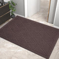 Sturdy Front Door Mat, Absorbent Muddy Dirt Resist Welcome Door Mats Outdoor by HIYARD