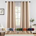 MIULEE Blackout Curtains for Bedroom 2 Panels 40 x 90 Inch Long Beige | Thermal by MIULEE