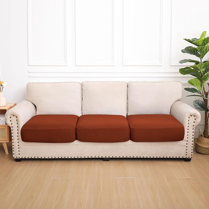 Waterproof Couch Cushion Covers, Stretch Sofa Seat Slipcovers | Stretch Fabric - Image 7