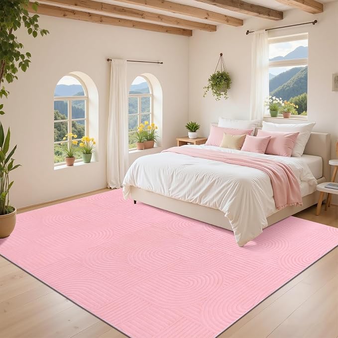Pauwer 8x10 Area Rugs for Living Room, Modern Non Slip Washable Rug, Soft Fluffy - Image 7